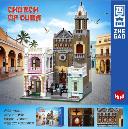 QunLong DZ6021 - Church Of Cuba(Mini Block)