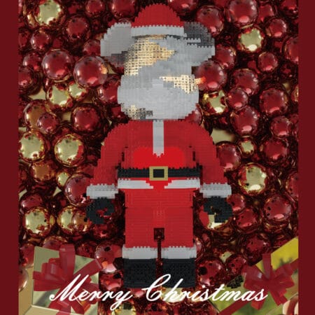 NoBrands KB1002 - The Christmas Care Bear(mini block)