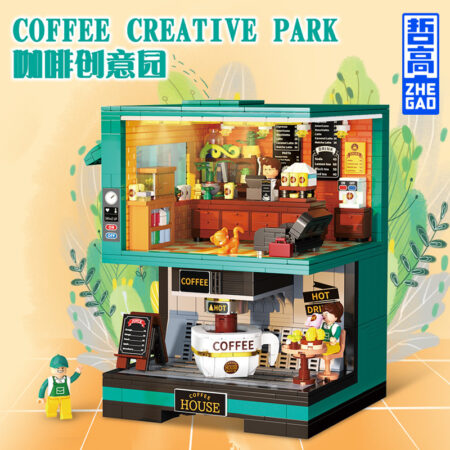QunLong DZ6135 - Coffee Creative Park(Mini Block)