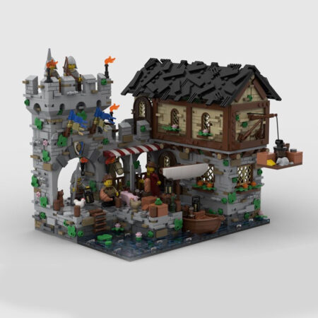 MOC 124794 - Medieval Harbor