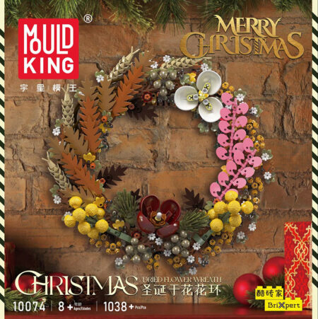 MOULD KING 10074 - Christmas Dried Flower Wreath