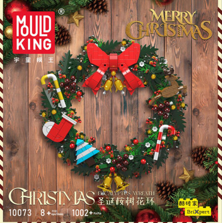 MOULD KING 10073 - Christmas Eucalyptus Wreath