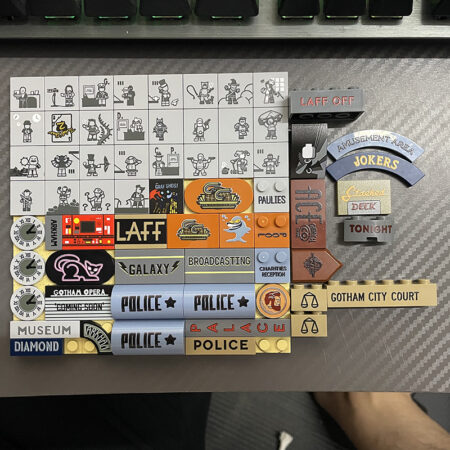 Print Parts For 76271 The Animated Series Gotham City
