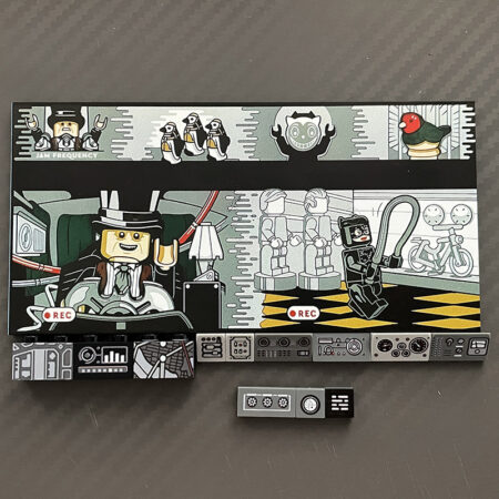 Print Parts For 76252 Batcave Shadow Box