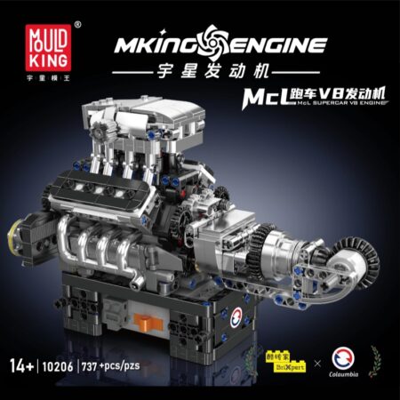 MOULD KING 10206 - MCL SuperCar V8 Engine